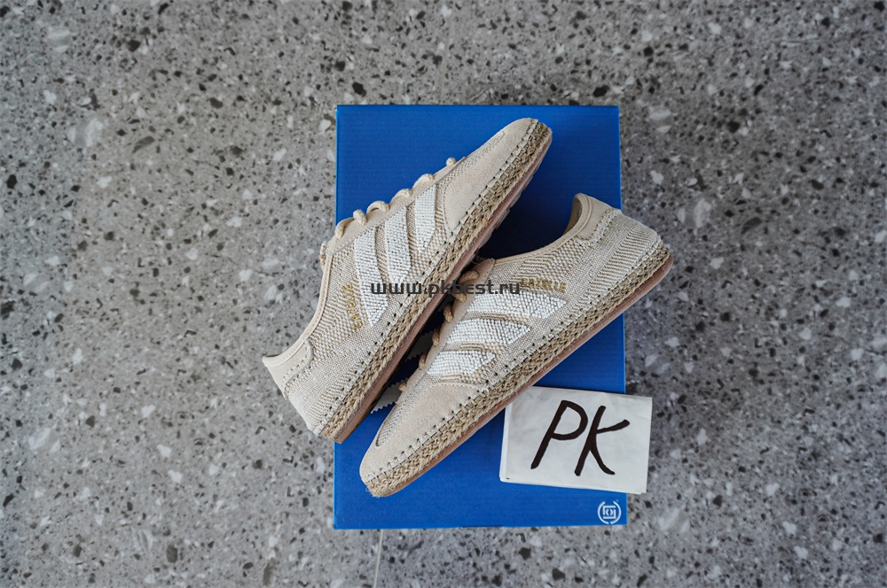 pk god clot x Ad*s originals gazelle “halo ivory”cream-coloured retail materials ready to ship