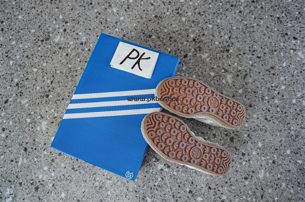 pk god clot x Ad*s originals gazelle “halo ivory”cream-coloured retail materials ready to ship