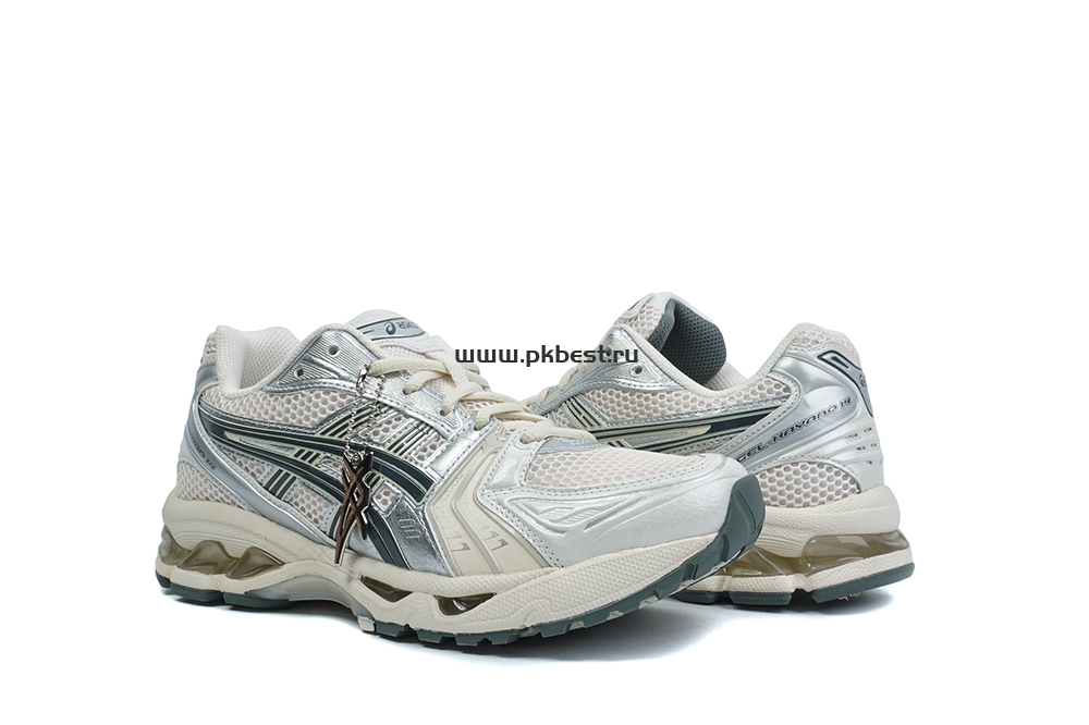 PK GOD GEL-Kayano 14 “Birch/Dark Pewter” sneakers RETAIL MATERIALS READY TO SHIP