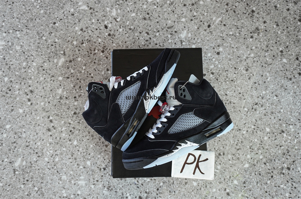 PK GOD Jordan Air Jordan 5 Retro Black Metallic RETAIL MATERIALS READY TO SHIP