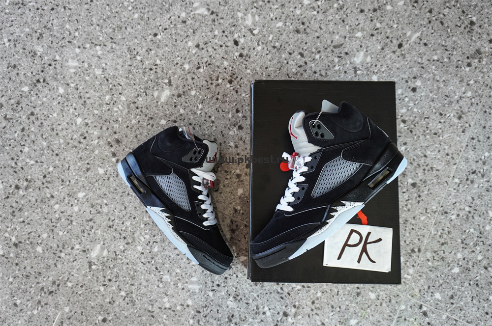 PK GOD Jordan Air Jordan 5 Retro Black Metallic RETAIL MATERIALS READY TO SHIP