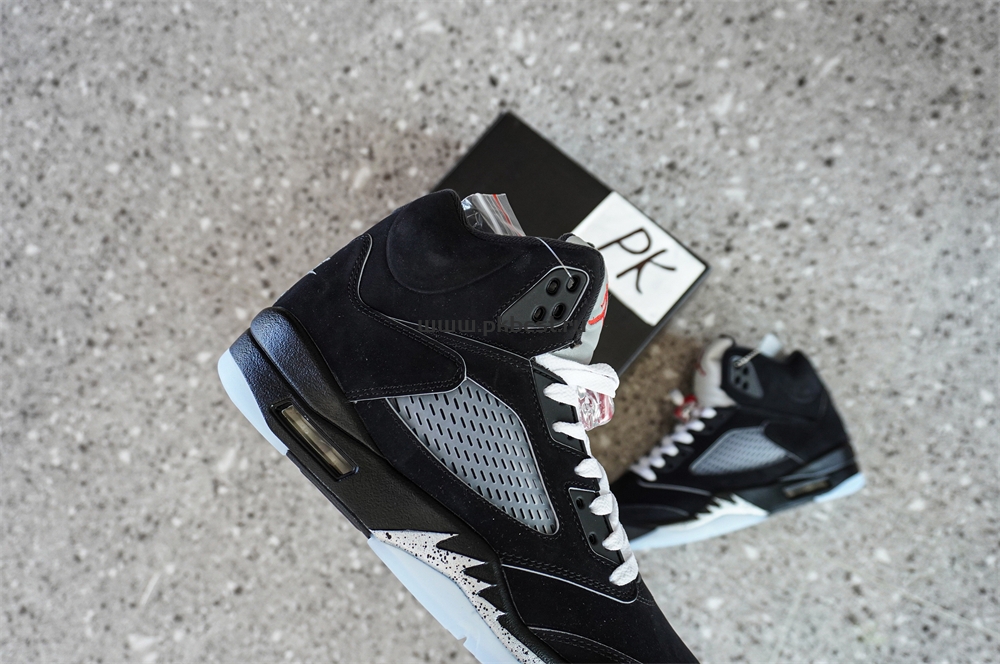 PK GOD Jordan Air Jordan 5 Retro Black Metallic RETAIL MATERIALS READY TO SHIP