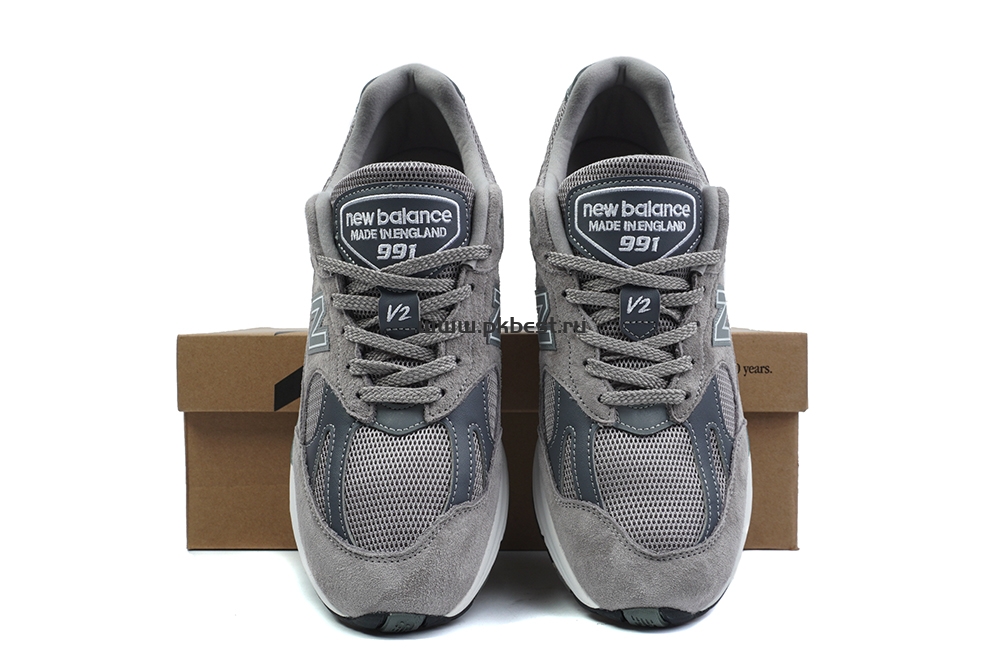 PK GOD New Balance 991v2 “Grey” RETAIL MATERIALS READY TO SHIP