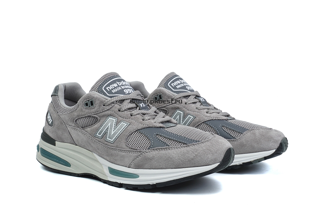 PK GOD New Balance 991v2 “Grey” RETAIL MATERIALS READY TO SHIP