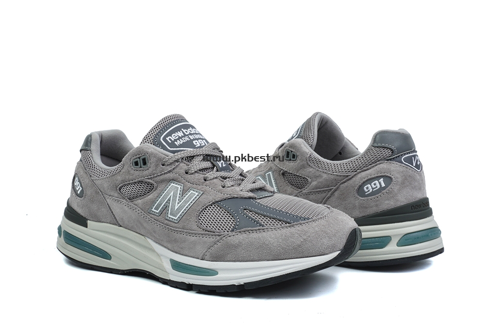 PK GOD New Balance 991v2 “Grey” RETAIL MATERIALS READY TO SHIP