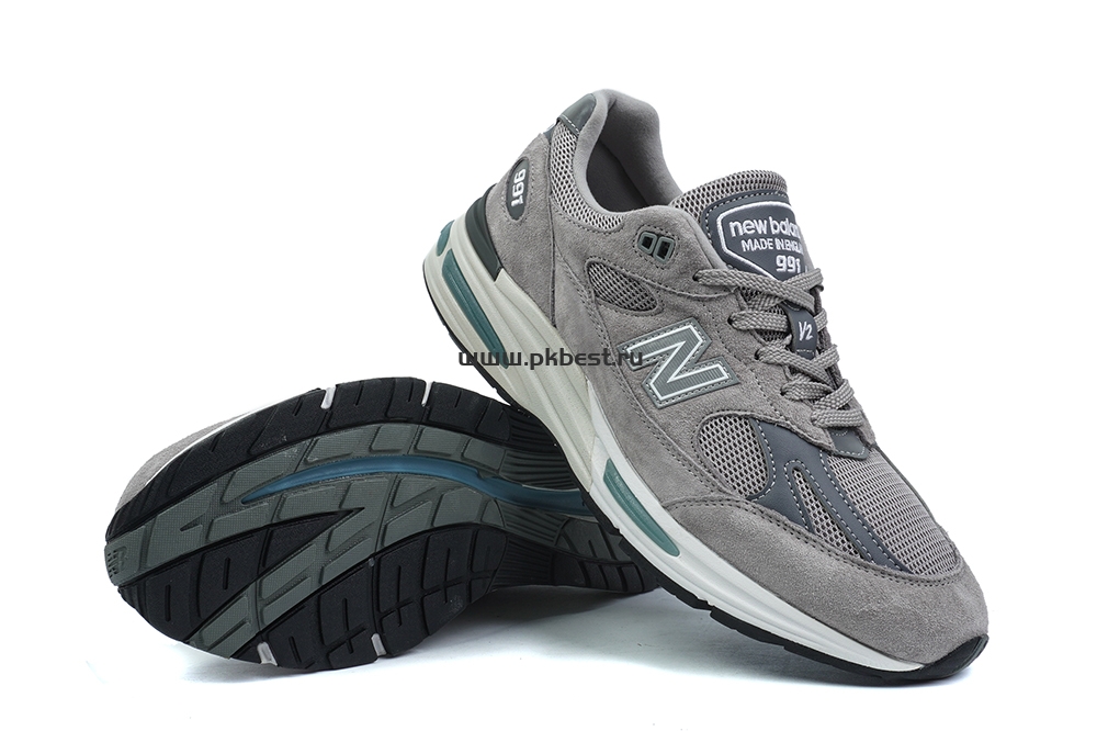 PK GOD New Balance 991v2 “Grey” RETAIL MATERIALS READY TO SHIP