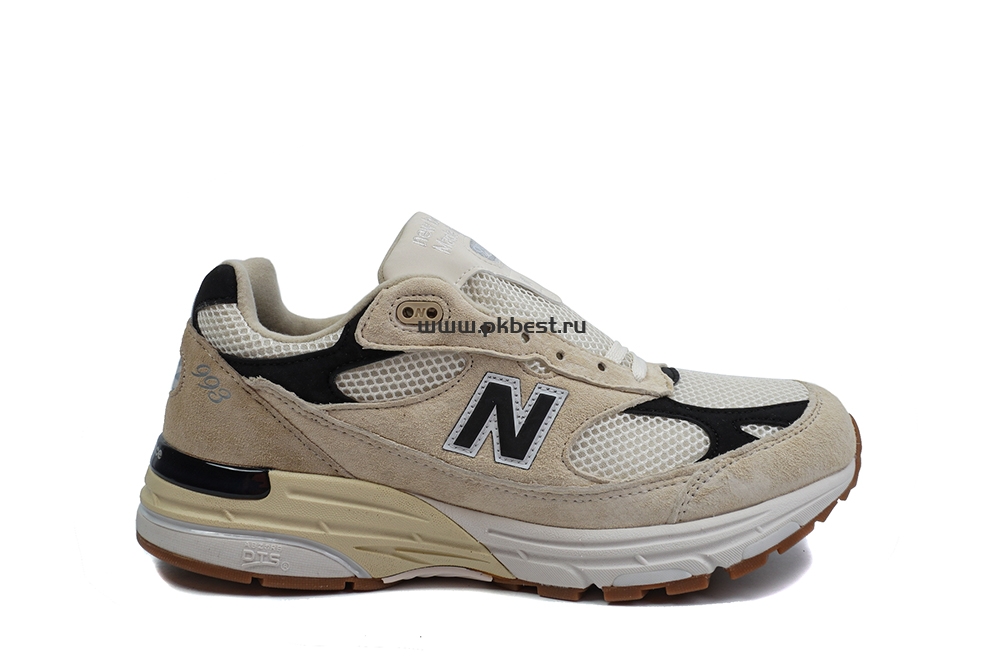 PK GOD New Balance 993 MiUSA Teddy Santis Sea Salt Black RETAIL MATERIALS READY TO SHIP