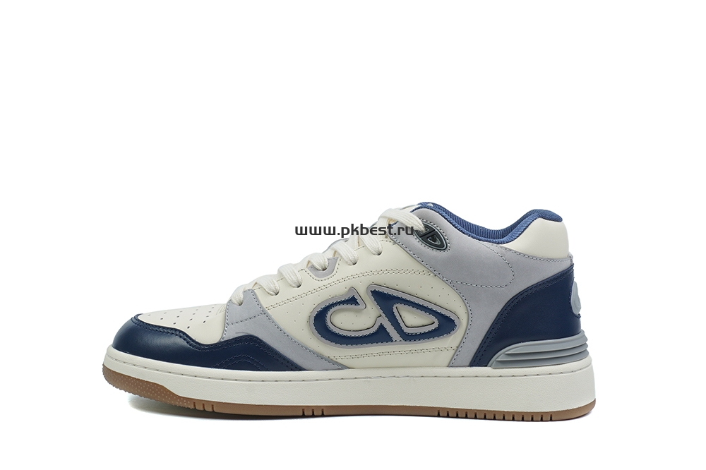 pk god D*or b57 mid-top sneaker dark blue and white retail materials ready to ship