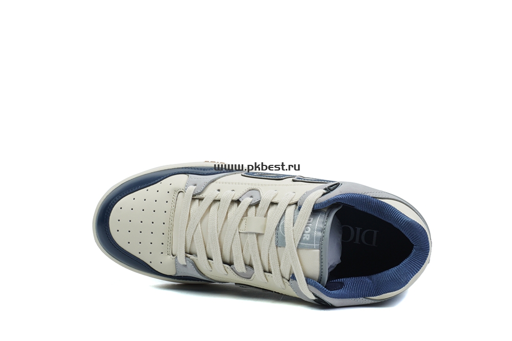 pk god D*or b57 mid-top sneaker dark blue and white retail materials ready to ship