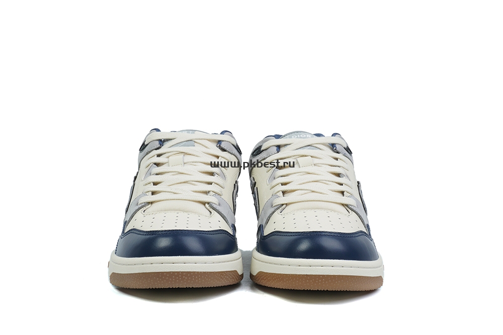 pk god D*or b57 mid-top sneaker dark blue and white retail materials ready to ship