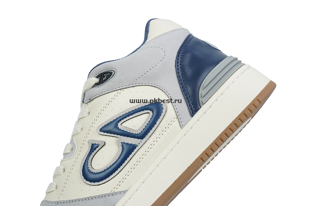 pk god D*or b57 mid-top sneaker dark blue and white retail materials ready to ship