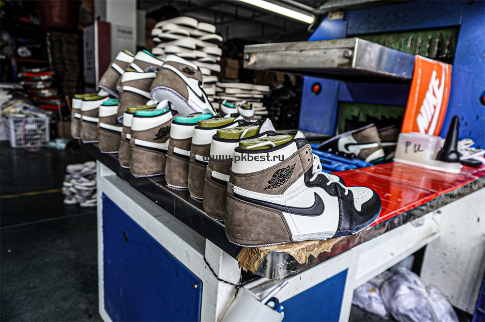 PK 5.0 Air jordan 1 High OG “Dark Mocha”retail materials ready to ship