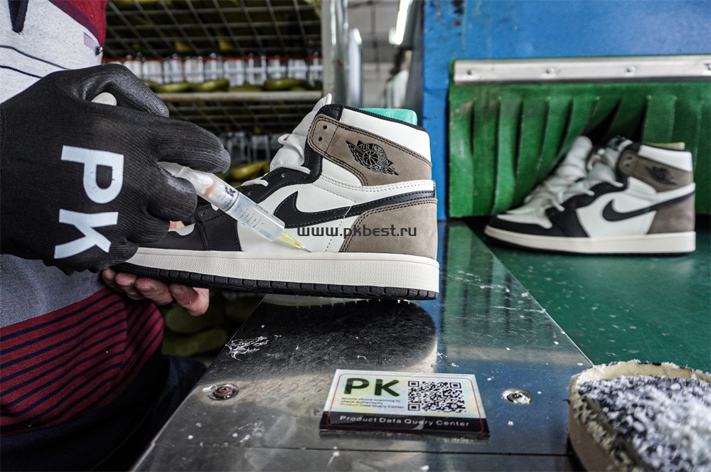 PK 5.0 Air jordan 1 High OG “Dark Mocha”retail materials ready to ship