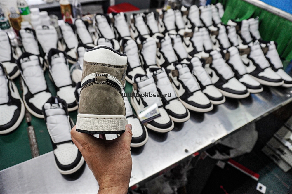 PK 5.0 Air jordan 1 High OG “Dark Mocha”retail materials ready to ship