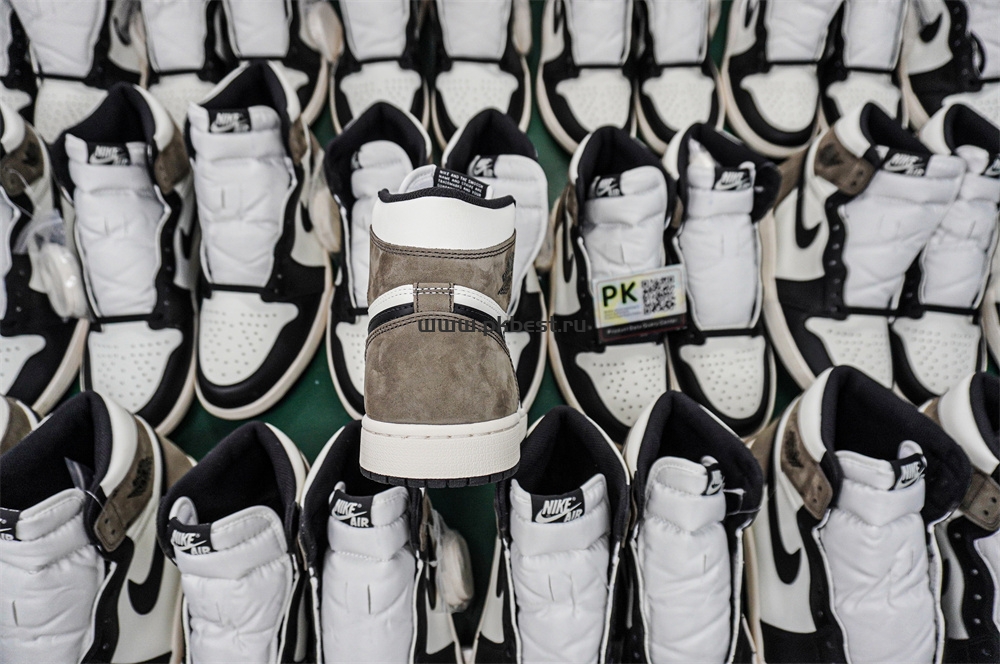 PK 5.0 Air jordan 1 High OG “Dark Mocha”retail materials ready to ship