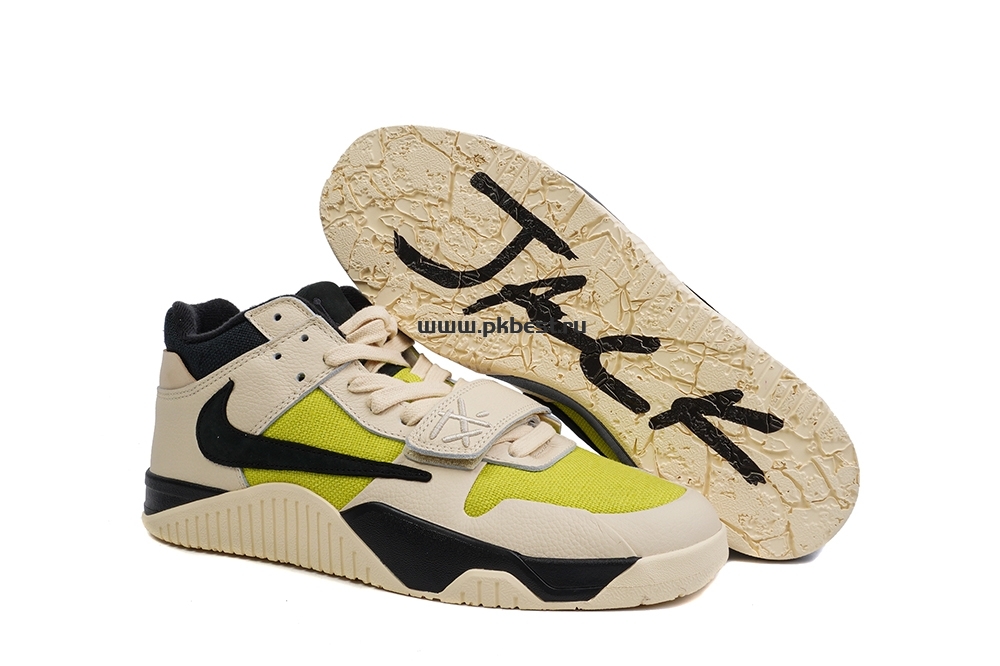 PK 5.0  Jordan Jumpman Jack TR “Bright Cactus”Beige black yellow RETAIL MATERIALS READY TO SHIP