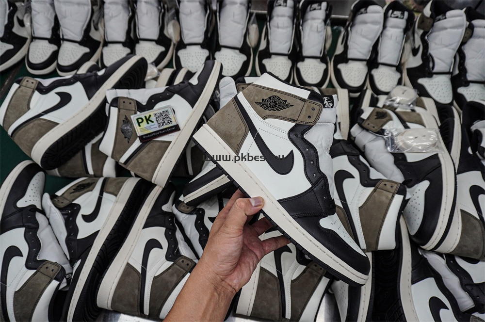 PK 5.0 Air jordan 1 High OG “Dark Mocha”retail materials ready to ship