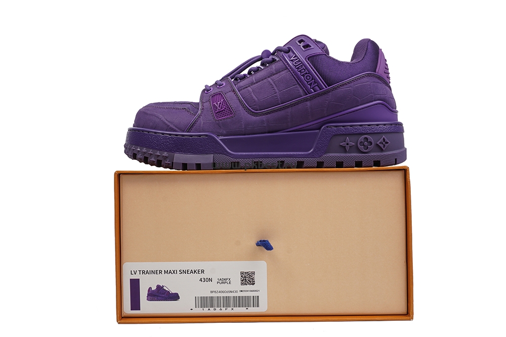 pk god l**is V*t*n trainer maxi  purple retail materials ready to ship