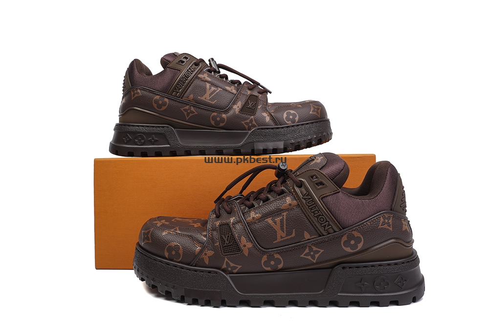 pk god l**is V*t*n trainer maxi brown retail materials ready to ship