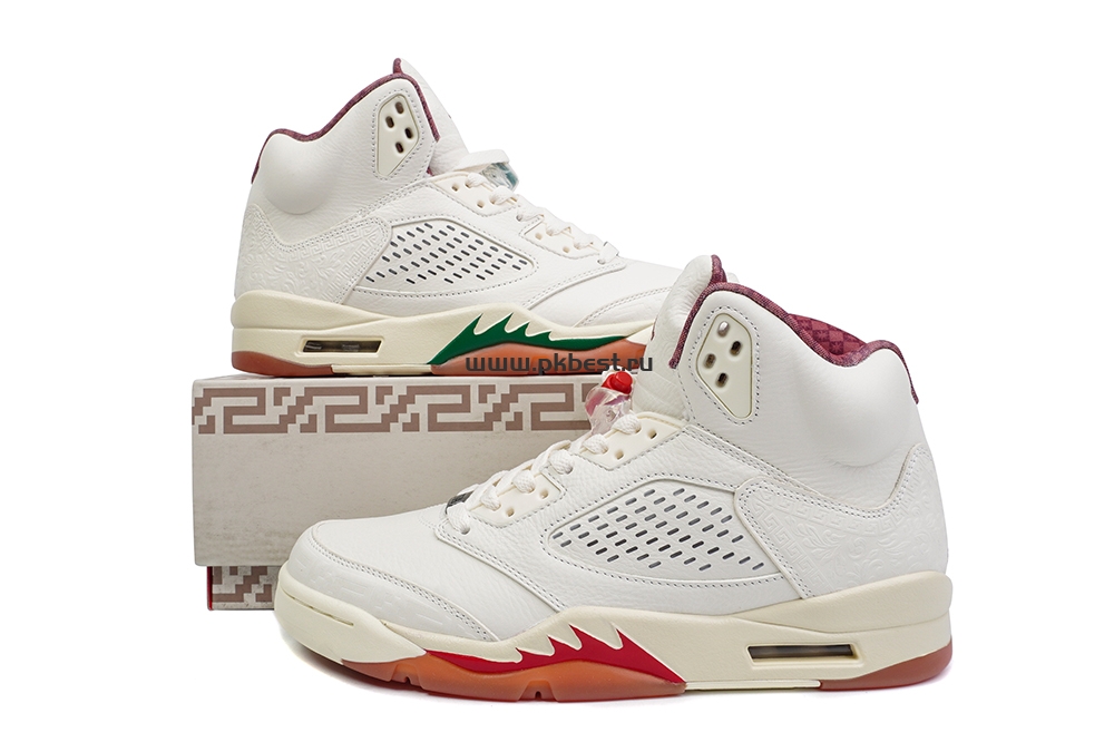 PK GOD Jordan Air Jordan 5 “EL GRITO”White green orange RETAIL MATERIALS READY TO SHIP