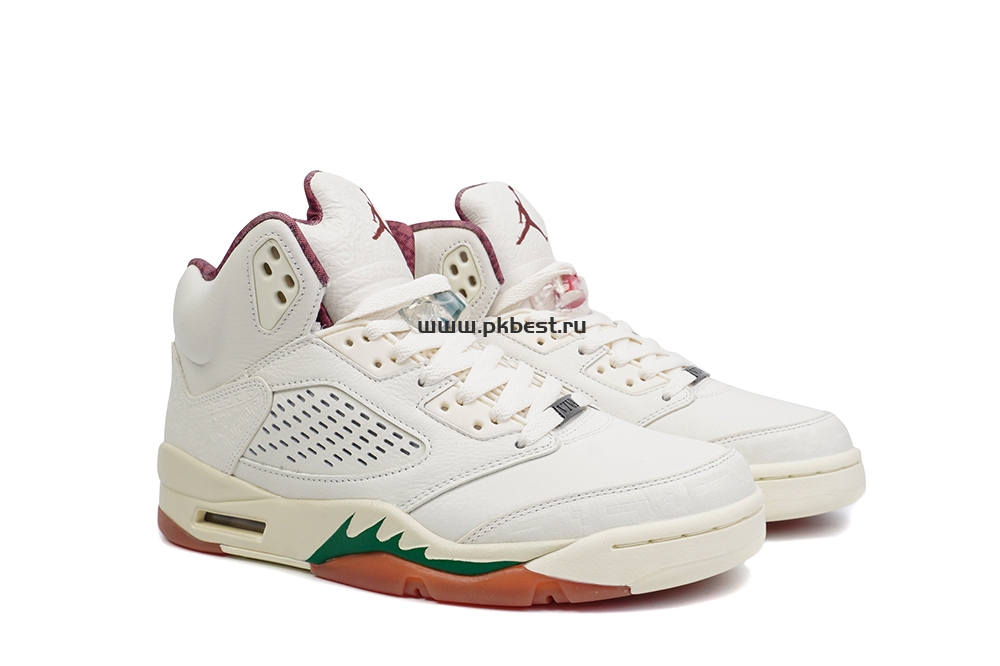 PK GOD Jordan Air Jordan 5 “EL GRITO”White green orange RETAIL MATERIALS READY TO SHIP