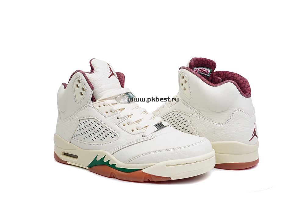 PK GOD Jordan Air Jordan 5 “EL GRITO”White green orange RETAIL MATERIALS READY TO SHIP