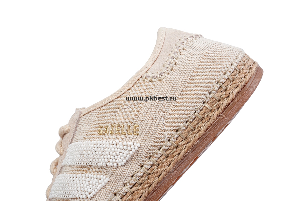 pk god clot x Ad*s originals gazelle “halo ivory”cream-coloured retail materials ready to ship