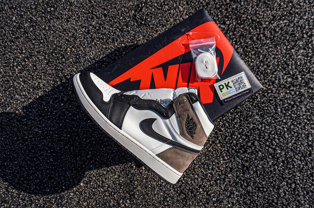 PK 5.0 Air jordan 1 High OG “Dark Mocha”retail materials ready to ship