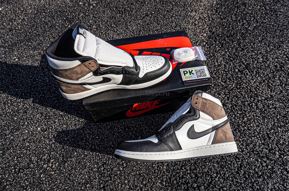 PK 5.0 Air jordan 1 High OG “Dark Mocha”retail materials ready to ship