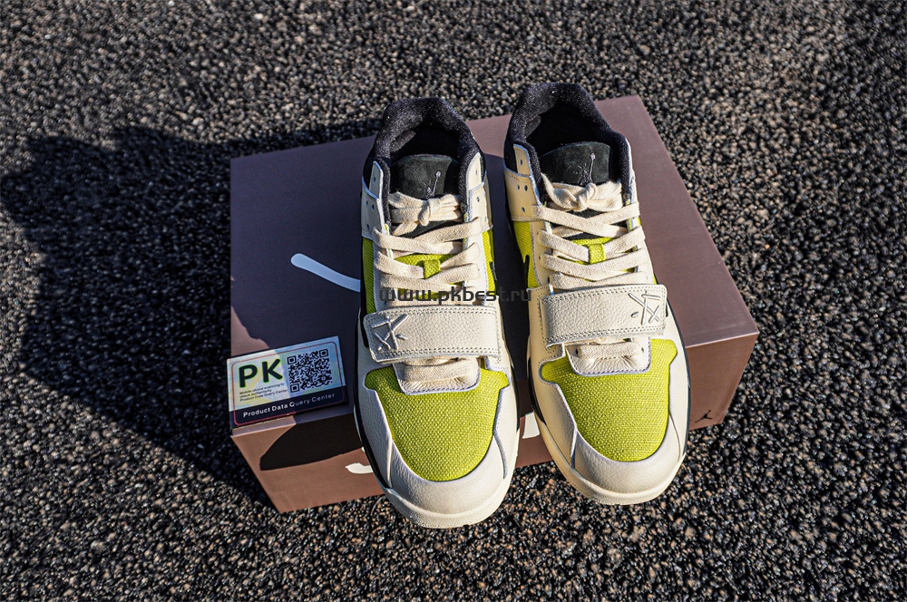 PK 5.0  Jordan Jumpman Jack TR “Bright Cactus”Beige black yellow RETAIL MATERIALS READY TO SHIP