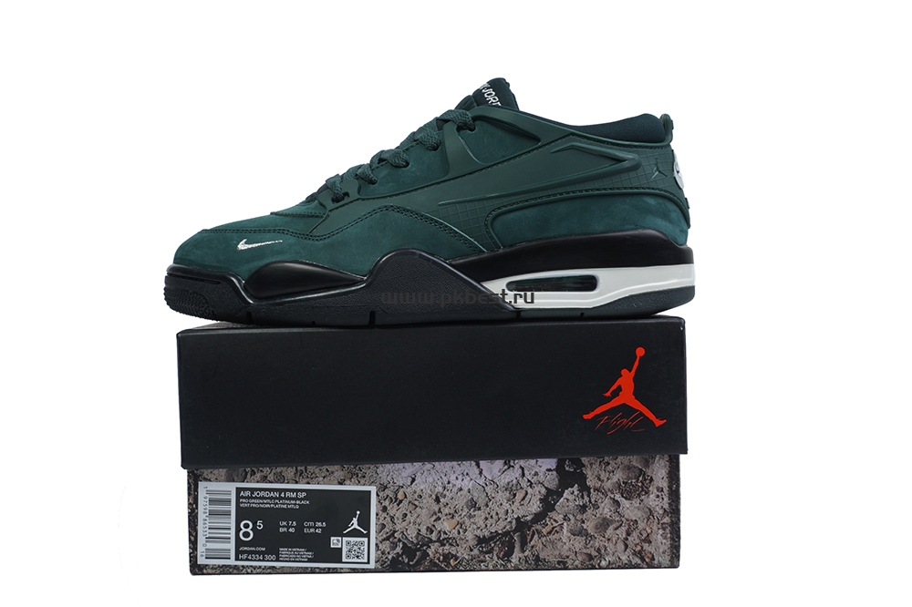 PK GOD Jordan 4 RM Nigel Sylvester x Jordan Air  “Fence Green”  RETAIL MATERIALS READY TO SHIP