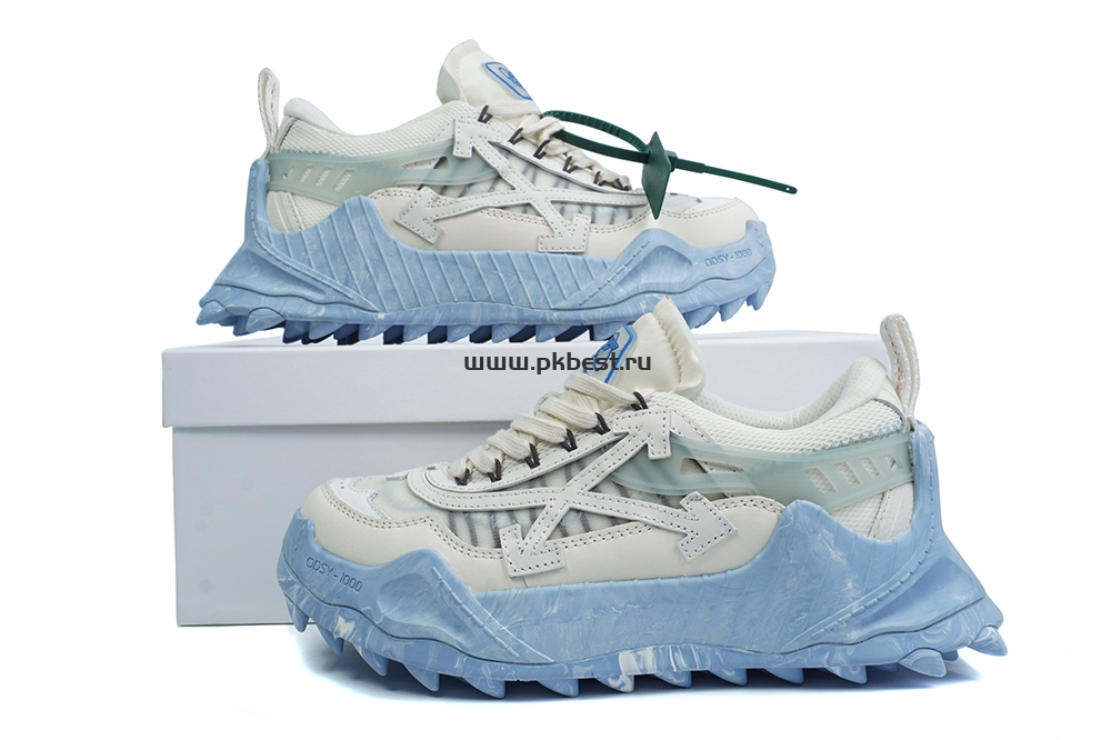 PK GOD Off-White ODSY-1000 White blue RETAIL MATERIALS READY TO SHIP