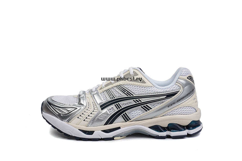 pk god As*ic*s gel-kayano 14 white black silver retail materials ready to ship