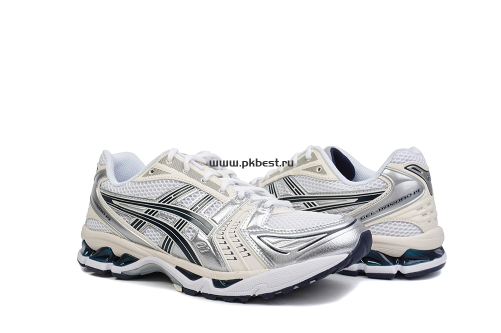 pk god As*ic*s gel-kayano 14 white black silver retail materials ready to ship