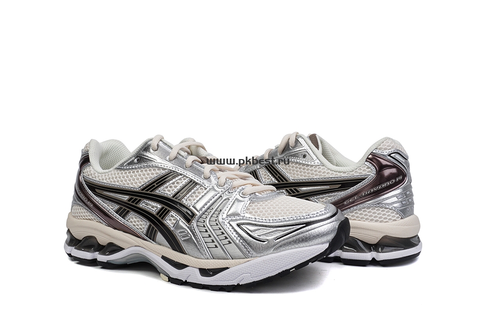 pk god As*ic*s gel-kayano 14  y2k  black, white and silver retail materials ready to