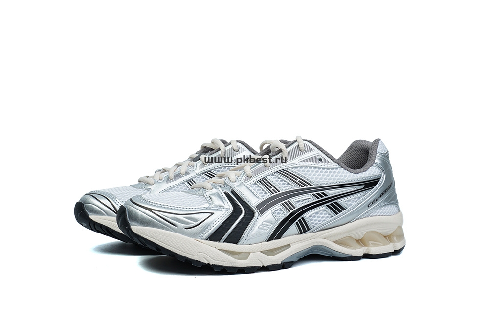 pk god As*ic*s jjjjound x gel kayano 14 ‘silver black’ retail materials ready to ship