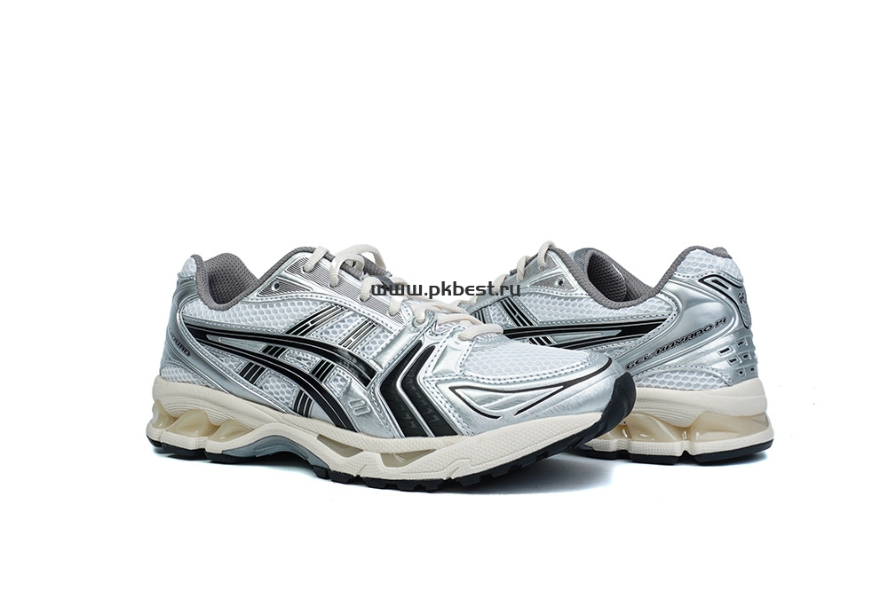 pk god As*ic*s jjjjound x gel kayano 14 ‘silver black’ retail materials ready to ship