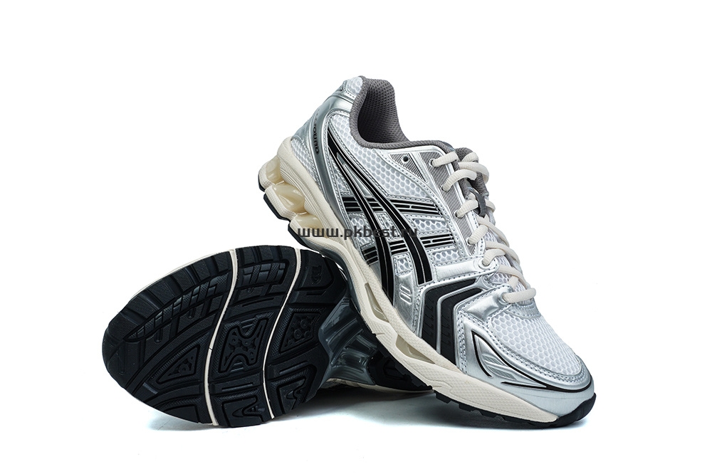 pk god As*ic*s jjjjound x gel kayano 14 ‘silver black’ retail materials ready to ship