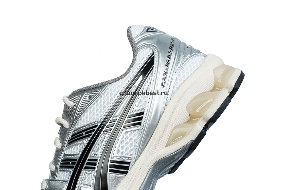 pk god As*ic*s jjjjound x gel kayano 14 ‘silver black’ retail materials ready to ship