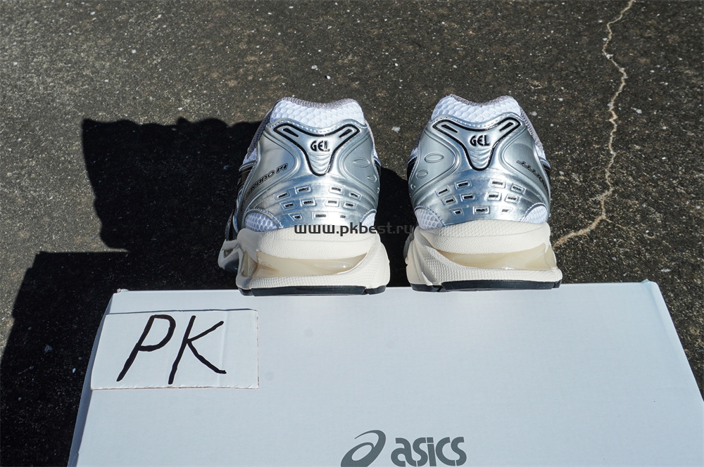 pk god As*ic*s jjjjound x gel kayano 14 ‘silver black’ retail materials ready to ship