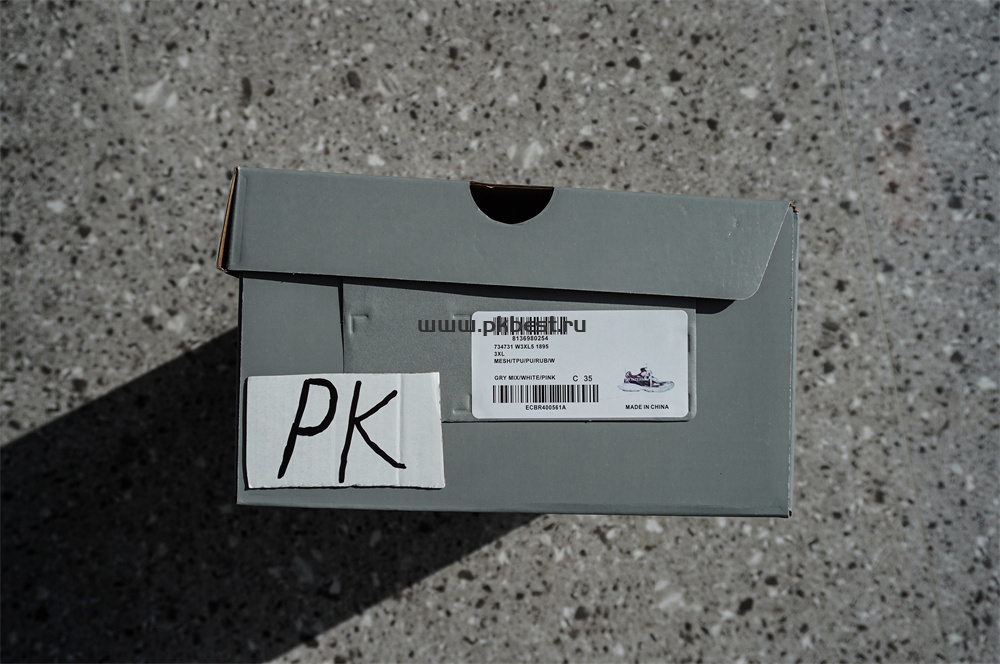 pk god Ba*len*cia*ga 3xl sneaker  silver purple retail materials ready to ship