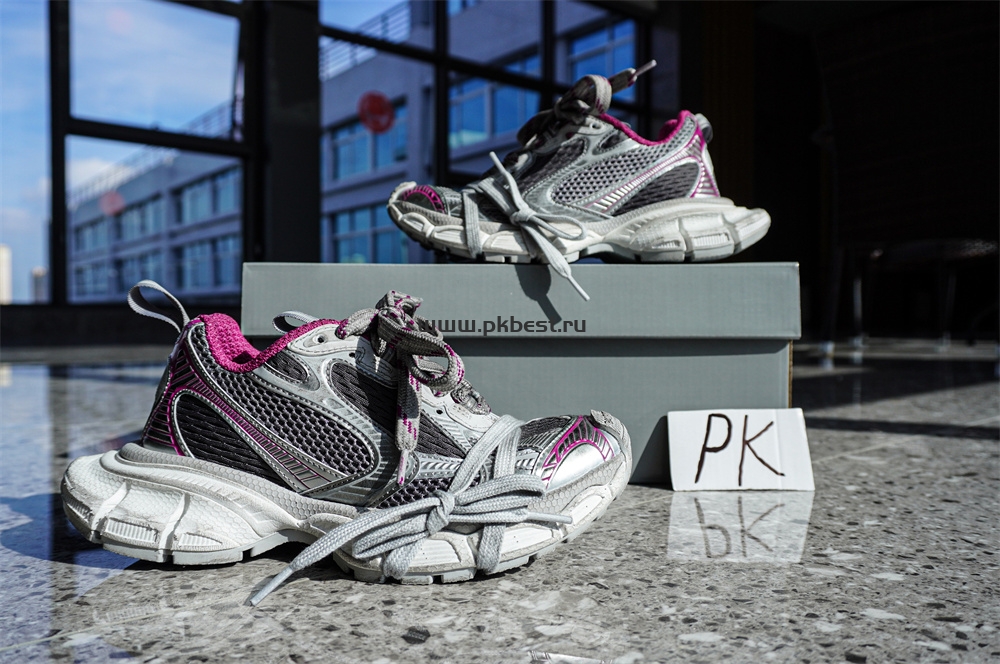 pk god Ba*len*cia*ga 3xl sneaker  silver purple retail materials ready to ship