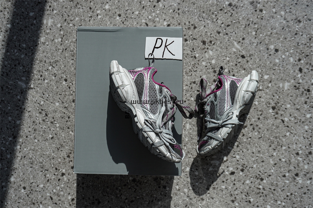 pk god Ba*len*cia*ga 3xl sneaker  silver purple retail materials ready to ship