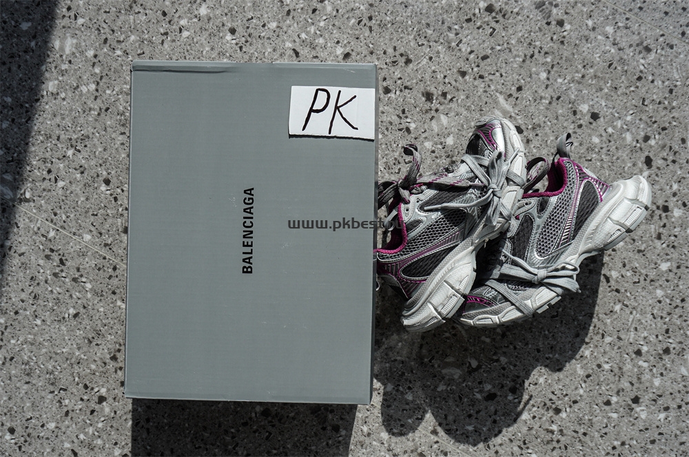 pk god Ba*len*cia*ga 3xl sneaker  silver purple retail materials ready to ship