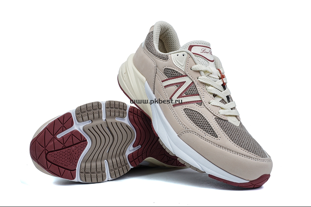 PK GOD Loro Piana x  New Balance NB 990 V6 gray  RETAIL MATERIALS READY TO SHIP