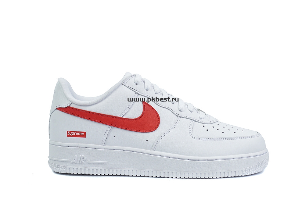 pk god nike Sup*e x air force 1 low box logo – speed red retail materials ready to ship