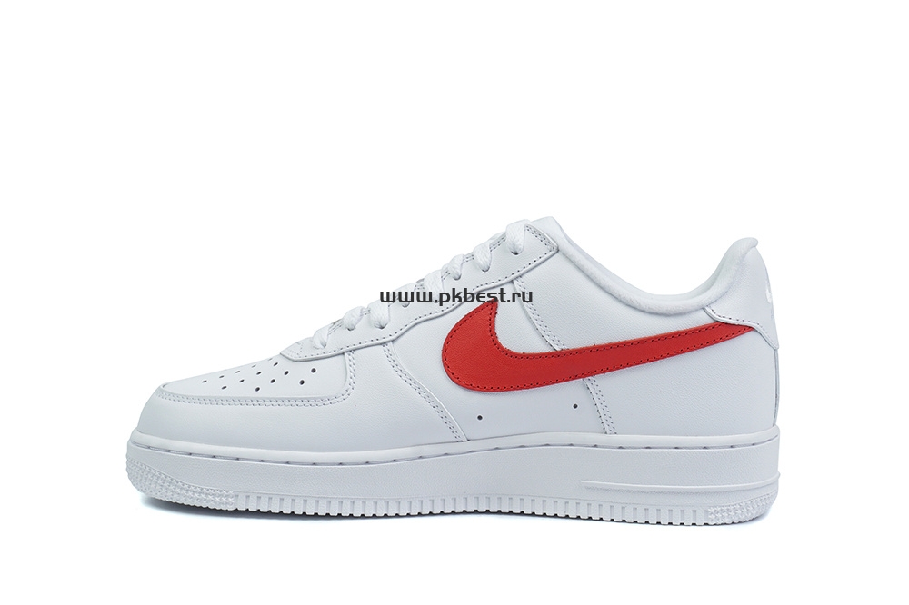 pk god nike Sup*e x air force 1 low box logo – speed red retail materials ready to ship