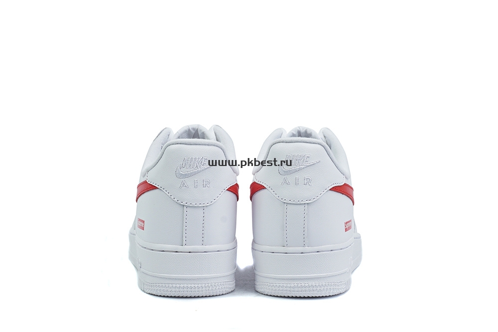 pk god nike Sup*e x air force 1 low box logo – speed red retail materials ready to ship