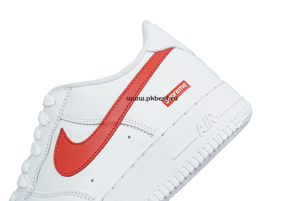 pk god nike Sup*e x air force 1 low box logo – speed red retail materials ready to ship