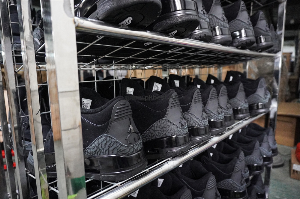 PK GOD  Air Jordan 3 Retro Black Cat RETAIL MATERIALS READY TO SHIP